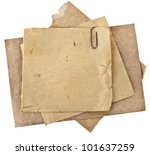 Old paper sheets for letter...