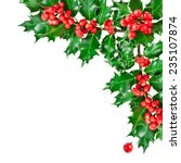 Holly Frame Free Stock Photo - Public Domain Pictures