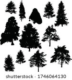 illustration with trees... | Shutterstock .eps vector #1746064130
