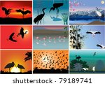 set of composition with long... | Shutterstock .eps vector #79189741