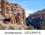 The Gila Cliff Dwellings Are...