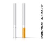 cigarette with a white and... | Shutterstock .eps vector #324256649