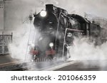 Retro Steam Train Departs From...