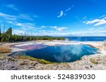 Geyser Basin by Yellowstone Lake image - Free stock photo - Public ...