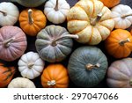 Diverse Assortment Of Pumpkins...