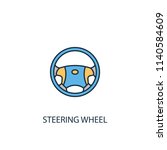 steering wheel concept 2... | Shutterstock .eps vector #1140584609