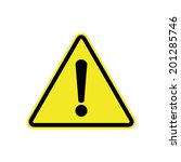 general warning sign | Shutterstock .eps vector #201285746