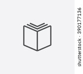 line book icon | Shutterstock .eps vector #390177136