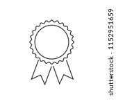ribbons award icon isolated on... | Shutterstock . vector #1152951659