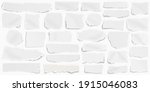set of paper different shapes... | Shutterstock .eps vector #1915046083