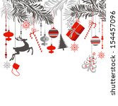 Christmas Background In Grey ...