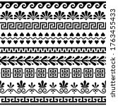 greek seamless vector pattern... | Shutterstock .eps vector #1763455433