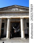 Small photo of EXETER, UK - AUGUST 22, 2023 - Entrance to The Guildhall shopping centre along Queen Street in the city centre, Exeter, Devon, UK, Europe, August 22, 2023.