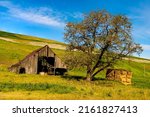 Old Wooden Rustic Agricultural...
