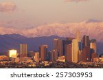 Sunset View Of Mount Baldy And...