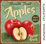 Vintage Health Fruit Apples...