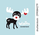 Winter Wonderland Moose Cute...