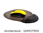 wireless mouse and mouse pad ... | Shutterstock . vector #104927903