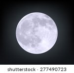 Vector Realistic Moon.