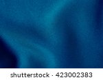 Blue Fabric Cloth Background...