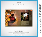 layout magazine  vector | Shutterstock .eps vector #255580780