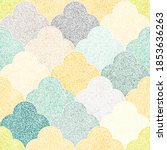 seamless pattern in polka dot... | Shutterstock .eps vector #1853636263