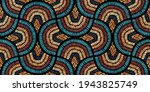 seamless wavy pattern. seigaiha ... | Shutterstock .eps vector #1943825749