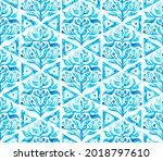 seamless moroccan pattern.... | Shutterstock . vector #2018797610