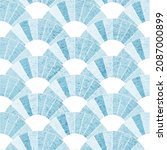 seamless embroidered pattern.... | Shutterstock .eps vector #2087000899