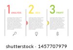 infographic template for... | Shutterstock .eps vector #1457707979