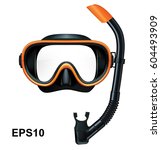 Dive Mask And Snorkel For...